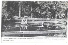 Port Gamble, WA Washington 1910 Postcard Puget Mill Co. No. 9, Reservoir picture