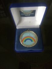Thank you rainbow medal in luxury velvet case in support of the NHS picture