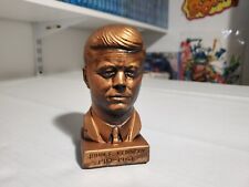Vintage John F Kennedy Bust Copper Colored Bust picture