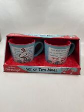 New in box Dr Seuss the things set of 2 mugs picture
