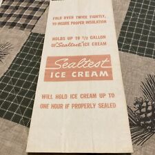 Vintage Ice Cream Bag Sealtest Sacks Frozen Cold picture