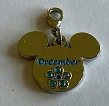 Authentic Disney add on Charm Mickey Icon Head December Birthstone Disney Clip picture