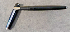 Vintage Platignum Silverline Made England Black & Chrome Pen Untested--1675.23 picture