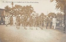 CPA ASIE HANOI AUGUST 1908 THE PROCESSION GOING TO THE PLACE OF EXECUTION  picture