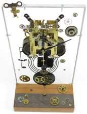 Steampunk Mechanical Moving Gears Industrial Vintage Unique Art Mantle Clock 23 picture