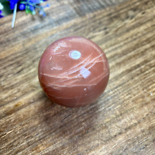 190g Stunning Peach Moonstone Quartz Crystal Sphere Ball Display Healing 51mm picture