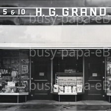 1930s 5 & 10 H.G. Grand Store William Hughes Duryea Islip New York Photo picture