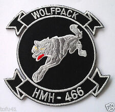 WOLFPACK HMH-466 Military Veteran Biker US MARINE Patch PM5219 EE picture