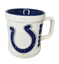 NFL Indianapolis Colts Football Horseshoe Logo White Blue Kitchen Coffee Mug Cup picture