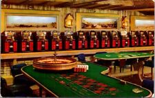 Postcard Roulette Tables Interior El Rancho Vegas Hotel Casino Nevada NV    Z004 picture