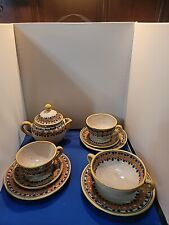 Vintage Puebla Mexico Pottery Tea Set picture