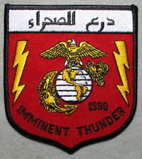 USMC Imminent Thunder Patch, Used,. Marine Air Wing strike during the Guld War, picture