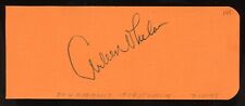 Arleen Whelan d1993 signed 2x5 cut autograph on 7-14-47 at LA Philharmonic picture