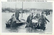 1936 Susquehanna River Flood Rescue Efforts Wilkes-Barre PA Pennsylvania picture