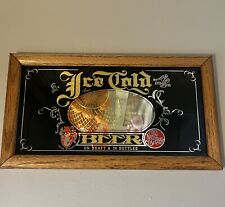 Vintage Ice Cold Beer Bar Mirror Wall Decor picture
