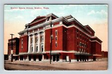Boston MA, Boston Opera House, Massachusetts, Vintage Postcard picture