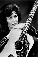 Loretta Lynn with Guitar - Country Music Legend - 1965 - 4 x 6 Photo Print picture