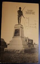 Monument to the Heroes of Texas Independence Post Card post 1916 Gonzales Texas picture