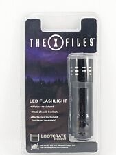 The X Files LED Flashlight Loot Crate Exclusive Water Resistant - NEW & SEALED picture