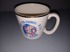 Vintage Boy Scouts Coffee Mug 12 Oz Circle Ten Council Camp Wisdom picture