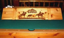 Led Pool Table Light Coors Horses Cowboy Roping Billiards Light picture