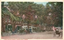 Vintage Postcard Lower Main Principle Street Nantucket Massachusetts MA picture
