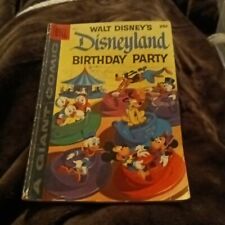 WALT DISNEY'S DISNEYLAND BIRTHDAY PARTY #1  100-PAGE GIANT  SILVER-AGE 1958 dell picture