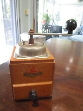 Vintage Zassenhaus 1930's German manual conical burr coffee grinder original picture