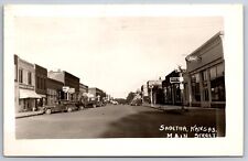 Sabetha Kansas~Main St~Ford Dealer~John Deere Store~Dry Cleaners~1948 RPPC PC picture