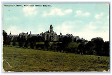 c1910 Worcester Insane Hospital Worcester Massachusetts MA Antique Postcard picture