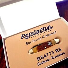 Remington Umc RS4773 Boy Scouts Of America Camping Knife Made in Usa 2011 NOS picture
