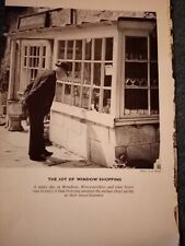 Sa37 Ephemera 1960s Picture window, shopping Broadway Worcestershire  picture