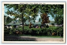 1922 Bethany Girls' Camp Exterior Winona Lake Indiana Vintage Antique Postcard picture