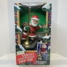 Vintage Mr. Christmas Santa Light Animated Tree Top Topper Holiday 1994 ~Read~ picture