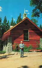 Postcard Bruce Creighton Memorial Chapel - Idyllwild, California Vintage picture