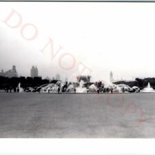 c1940s Chicago, IL Grant Park Real Photo Buckingham Fountain Blue Ribbon Sign C9 picture