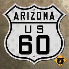 Arizona US route 60 highway marker road sign 1926 Phoenix Wickenburg Show Low picture