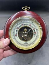 Vintage Atco German 5” Wood Barometer Stormy Rain Change Fair Very Dry 1651 picture
