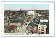 1906 Copper Window Buildings, Worcester, Massachusetts MA Antique Postcard picture