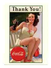 Coca Cola Postcard Vintage The Ultimate Refreshment Thank You picture