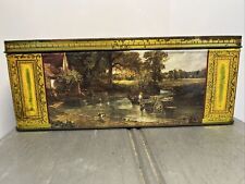 Salisbury Cathedral Antique EMPTY Collectable Tin Container Made in England picture