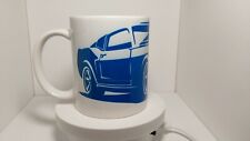 Handmade Mustang GT Eleanor full wrap royal blue mug. Muscle car enthusiast picture