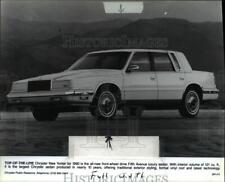 1991 Press Photo 1990 Chrysler New Yorker Auto. picture