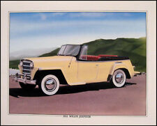 1950 1951 Willys Jeepster Orig Art Print Lithograph picture
