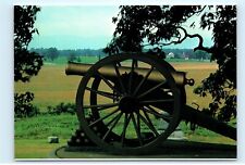 Bronze 12 pound Napoleon Cannon Gettysburg Battlefield Vintage 4x6 Postcard C58 picture