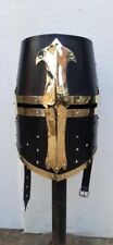An Antique Crusader Medieval Knight Russian Helmet with 18 Gauge Steel picture