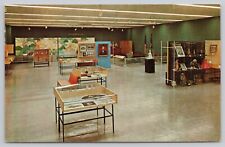 Abilene Kansas, Eisenhower Museum East Wing Exhibits, Vintage Postcard picture