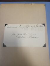 Frances Cleveland Preston Signed Envelope picture