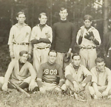 Rare 1909 RPPC Real Photo Postcard Paris Maine Mens Baseball Team ME Sports picture