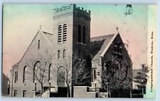 Wadena Minnesota MN Postcard Congregational Church Chapel c1914 Vintage Antique picture